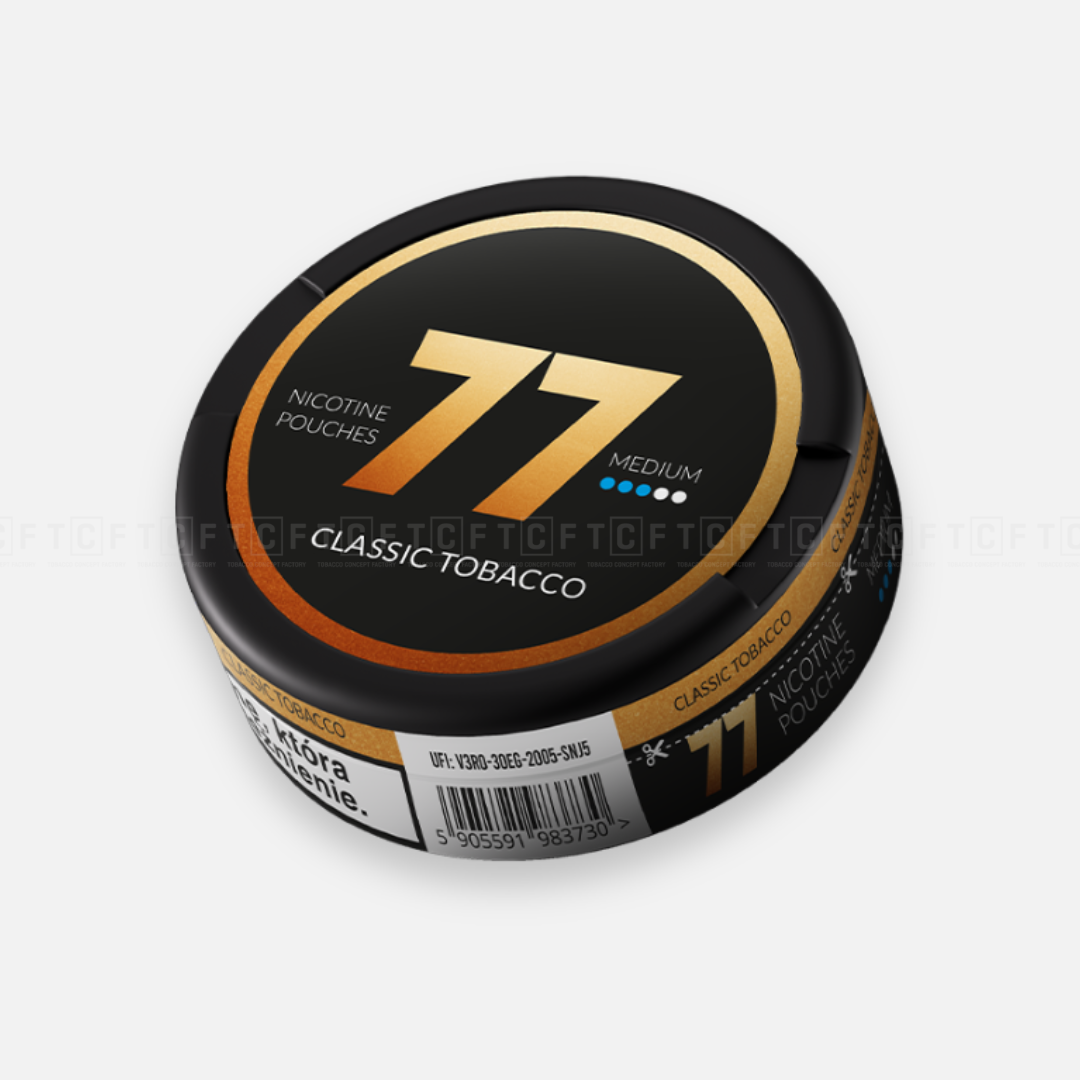 77 Woreczki Nikotynowe Classic Tobacco Medium