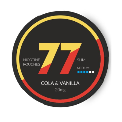 77 Woreczki Nikotynowe Cola Vanilla Medium