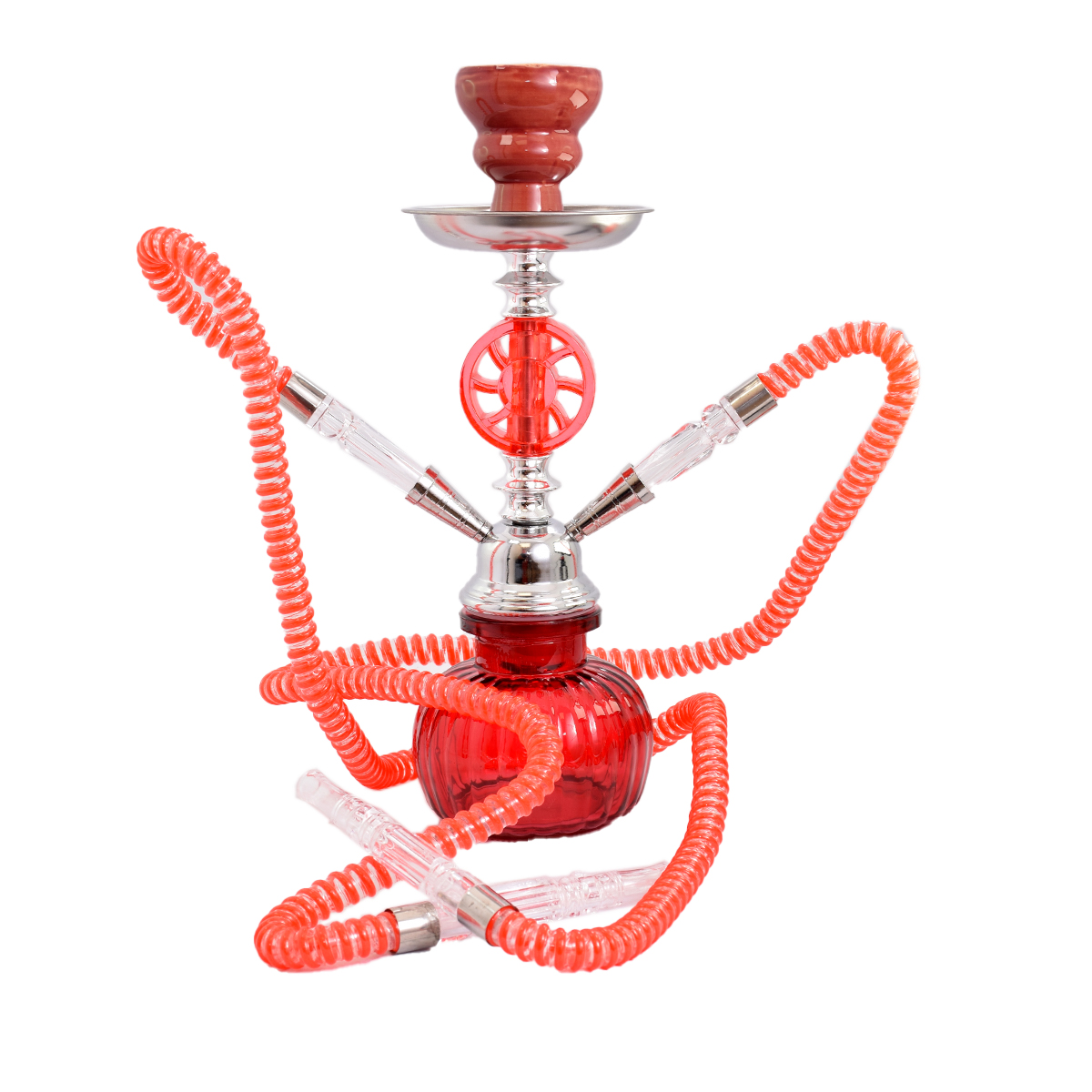 Fajka wodna Shisha H 26 cm/2 węże (200019)