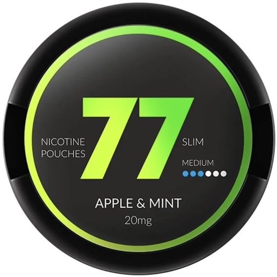 77 Woreczki Nikotynowe Apple Mint Medium