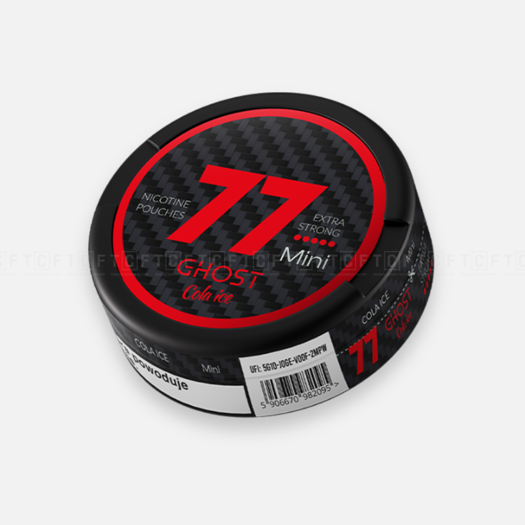 77 Woreczki Nikotynowe Cola Ice Extra Strong