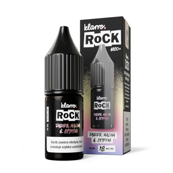 Klarro Rock Jagoda Malina Cytryna 18mg/10ml