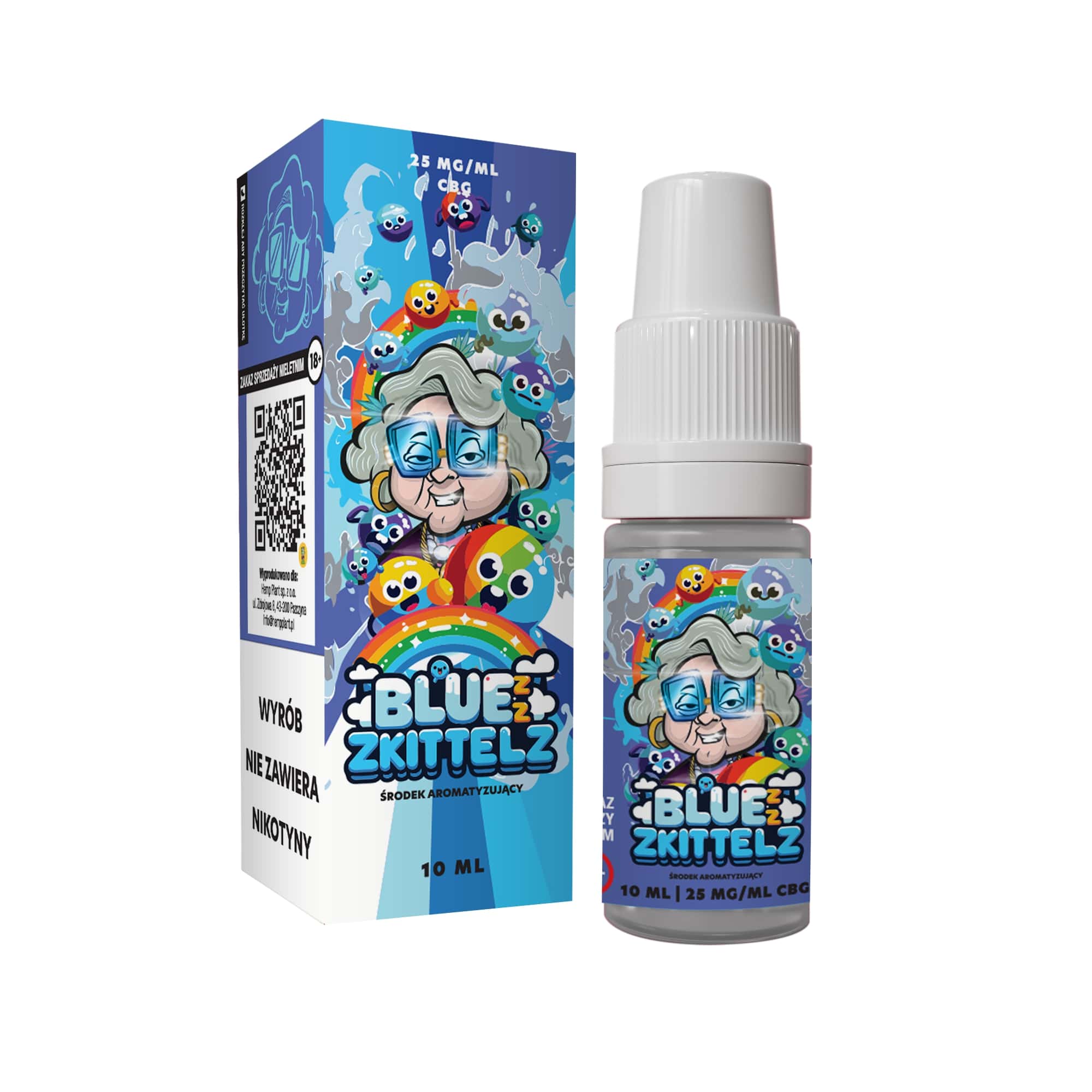 Liquid CBG BLUE ZKITTELZ - 500 mg CBG - 10 ml
