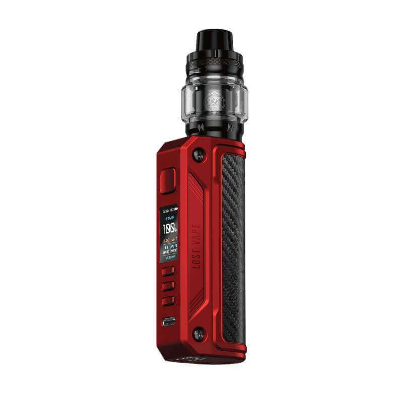 Lost Vape Thelema Solo Kit (Mat Red/Carbon Fiber)