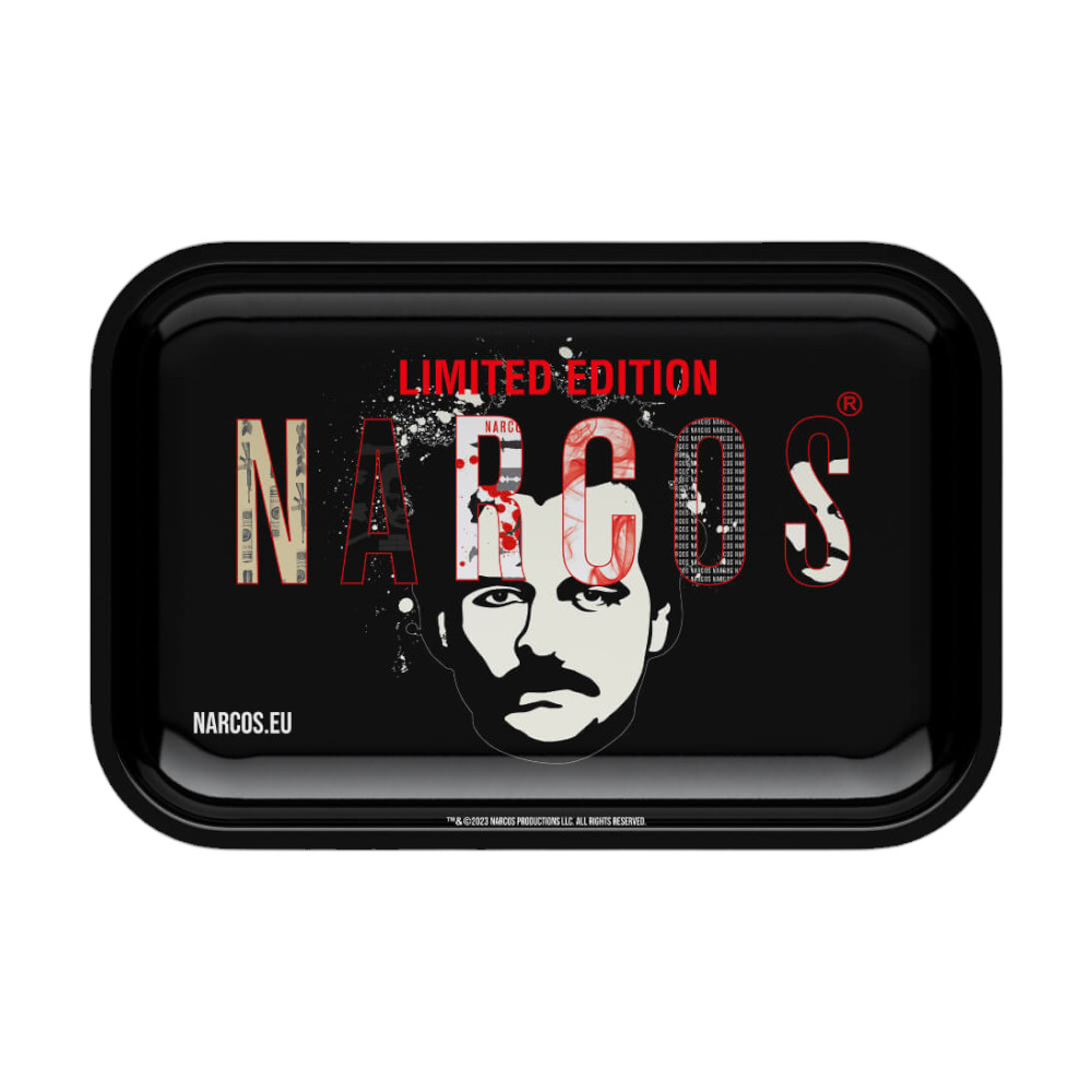 Tacka do rolowania NARCOS BLACK 18x14 cm (NAR05)