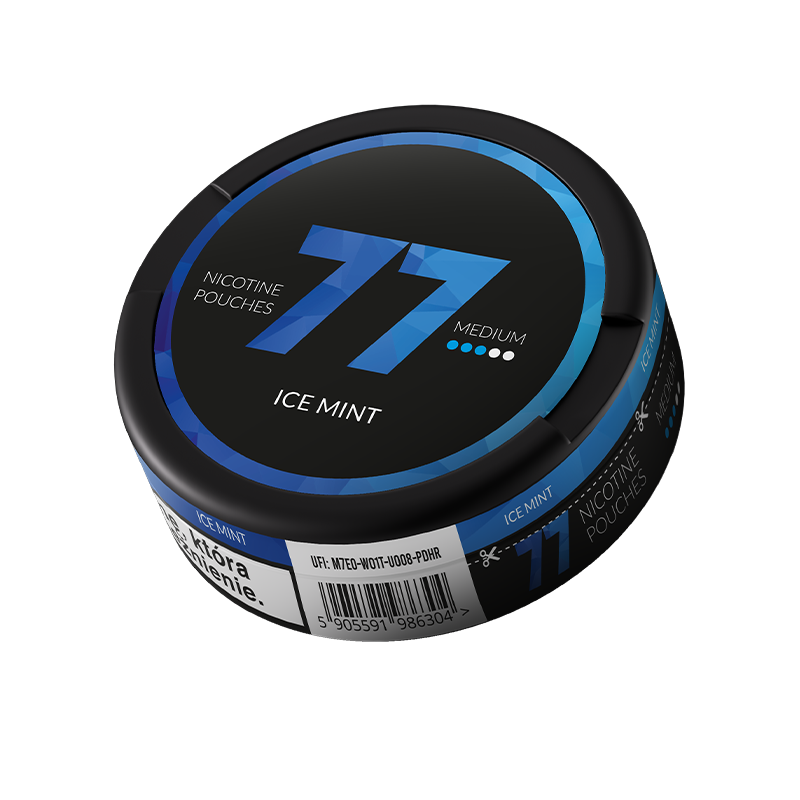 77 Woreczki Nikotynowe Ice Mint Medium