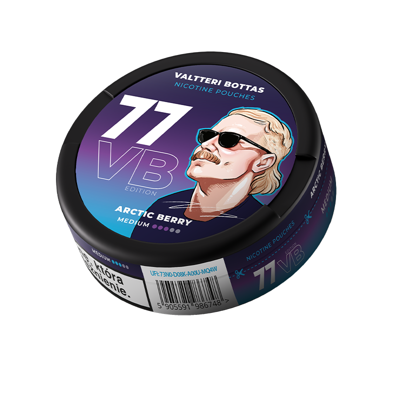 77 Woreczki Nikotynowe VB Edition Arctic Berry Medium