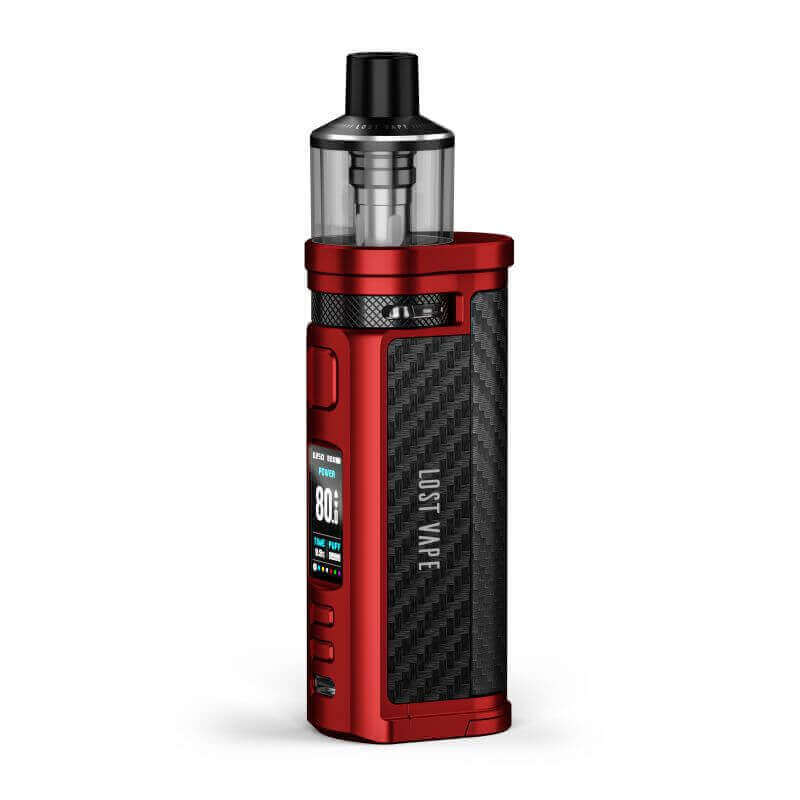 Lost Vape Centaurus Q80 Kit (Matte Red Carbon)