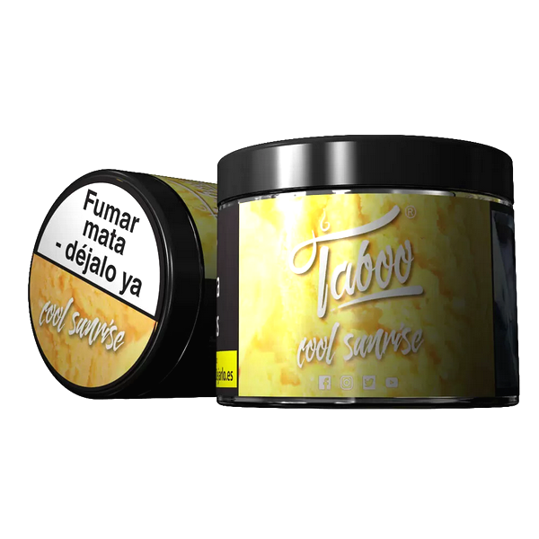 Taboo Tytoń do Shishy Cool Sunrise 50 g: brzoskwinia, ice