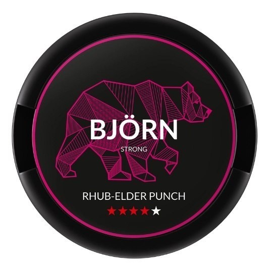 Bjorn Woreczki Nikotynowe Rhub-Elder Punch Medium