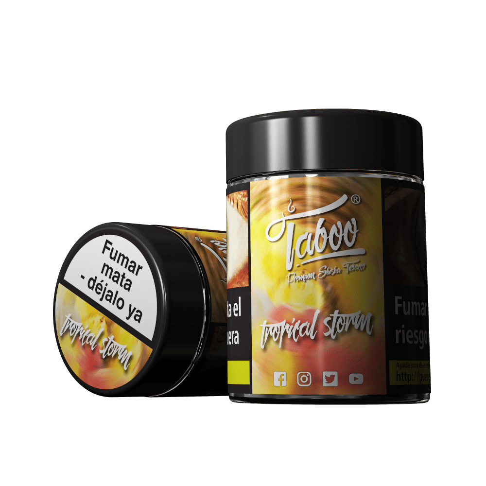 Taboo Tytoń do Shishy Tropical Storm 50 g: ananas, brzoskwinia, cytryna, guawa, mięta