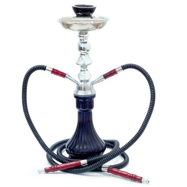 Fajka wodna szisza H 44 cm/ 4 węże 120 cm Black (55515)