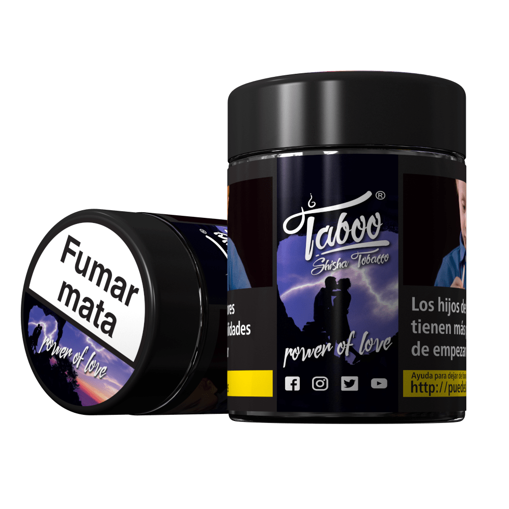 Taboo Tytoń do Shishy Power of Love 50g Aromat: melon, marakuja, mięta