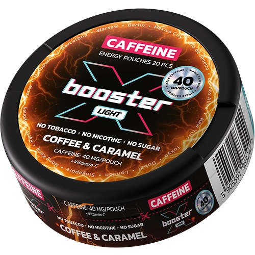 X-Booster Woreczki Energetyczne Coffe&Carmel 40mg