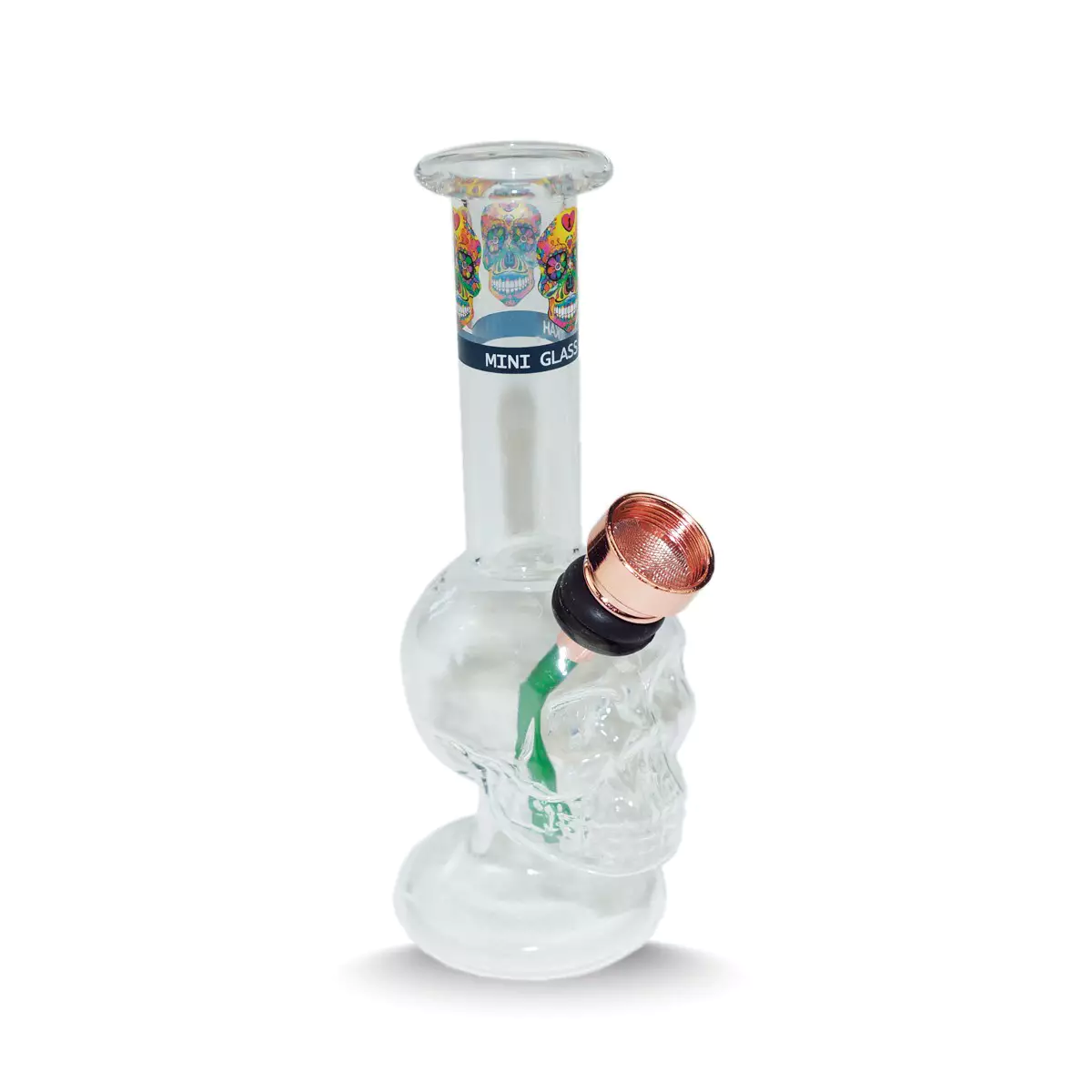Bongo Fajka szklana mini H 15 cm (54203)