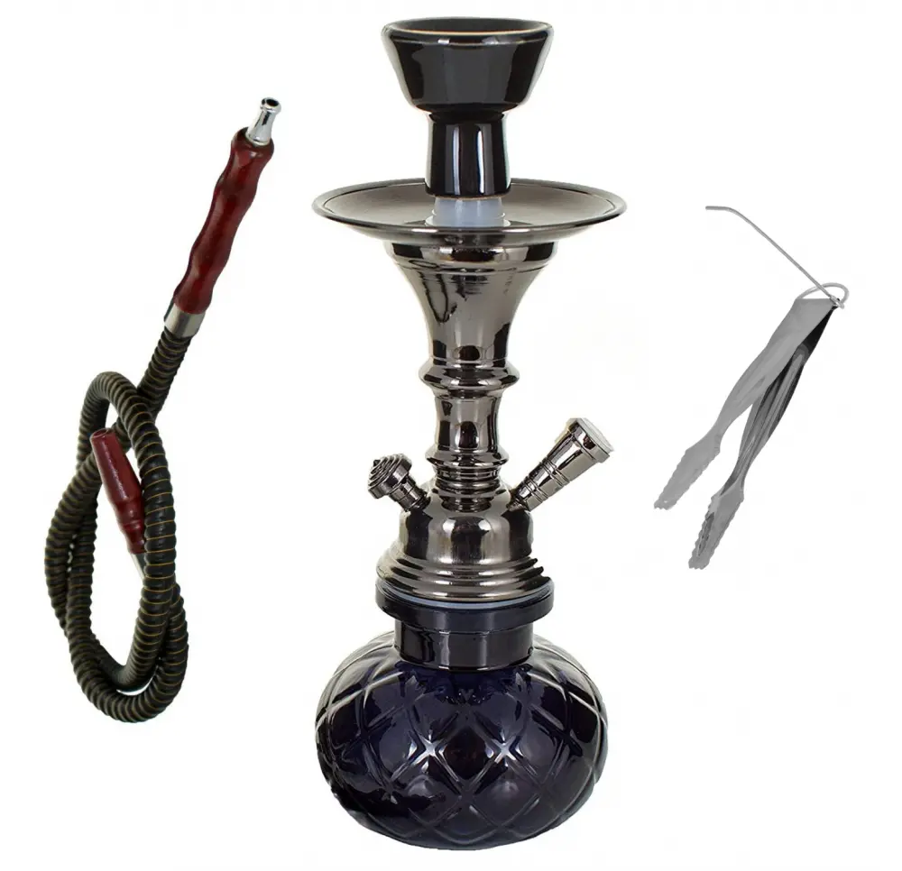 Fajka wodna Shisha H 26 cm/1 wąż Black (200017)