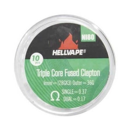 Grzałka Hellvape Ni80 Triple Core Fused Clapton