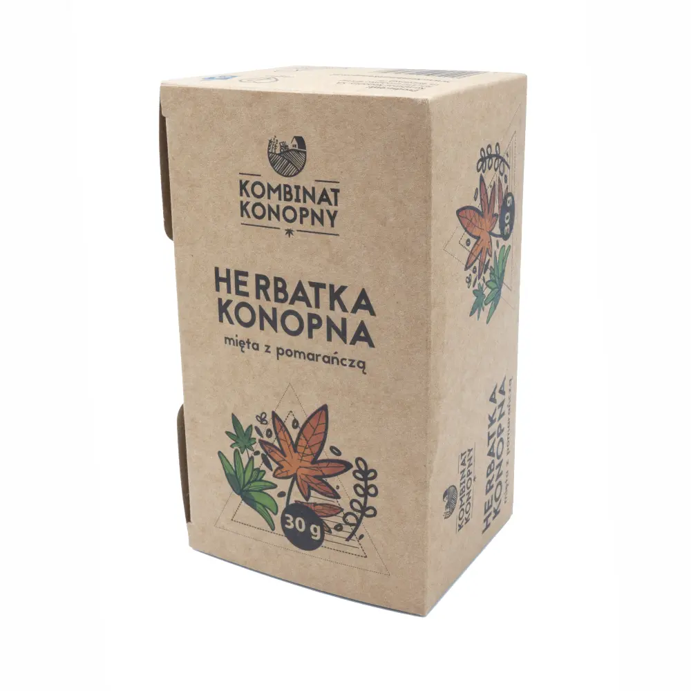 Kombinat Konopny Herbata Konopna Mięta z Pomarańcza 30g