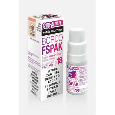Pinky Vape Bordo Fspak (Wiśnia Mango) 12mg/10ml