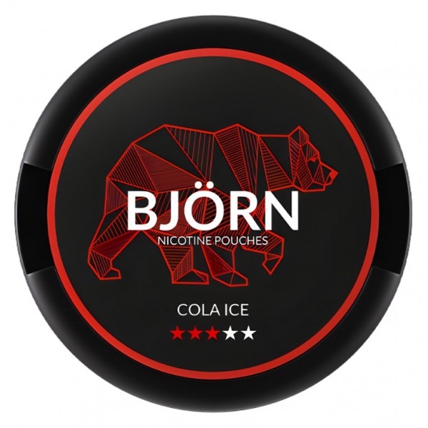 Bjorn Woreczki Nikotynowe Cola Ice 18 mg/g