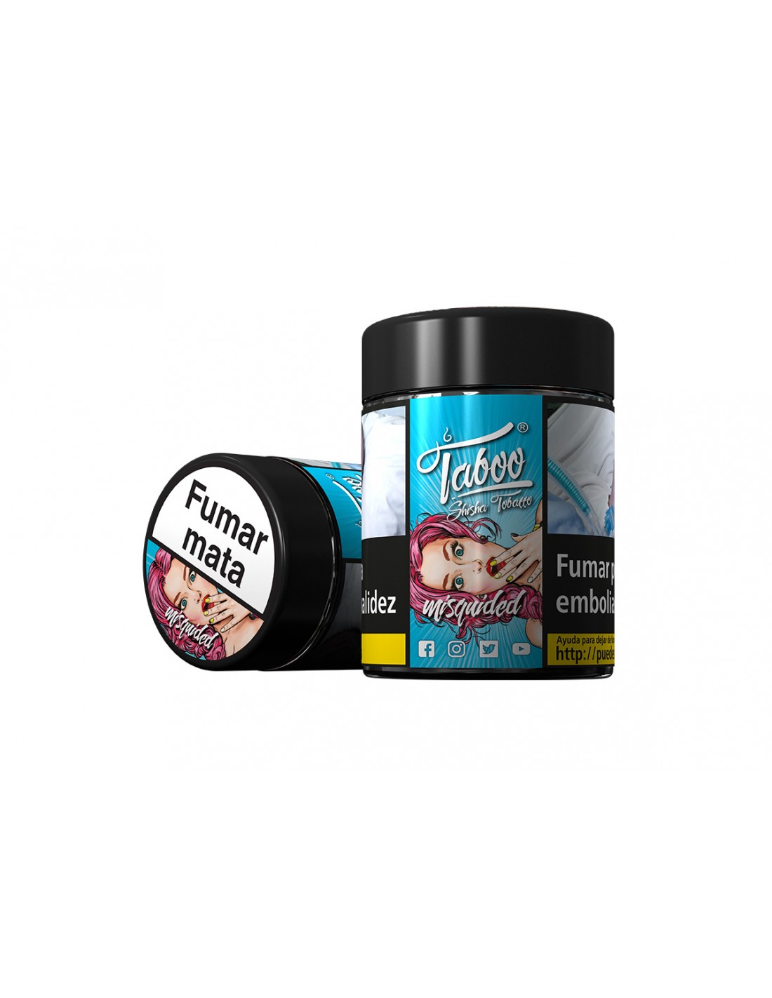 Taboo Tytoń do Shishy Misguided 50 g: liczi, jagoda, limonka