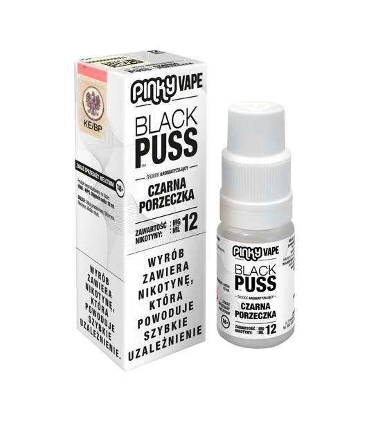 Pinky Vape Black Puss (Czarna Porzeczka) 12mg/10ml