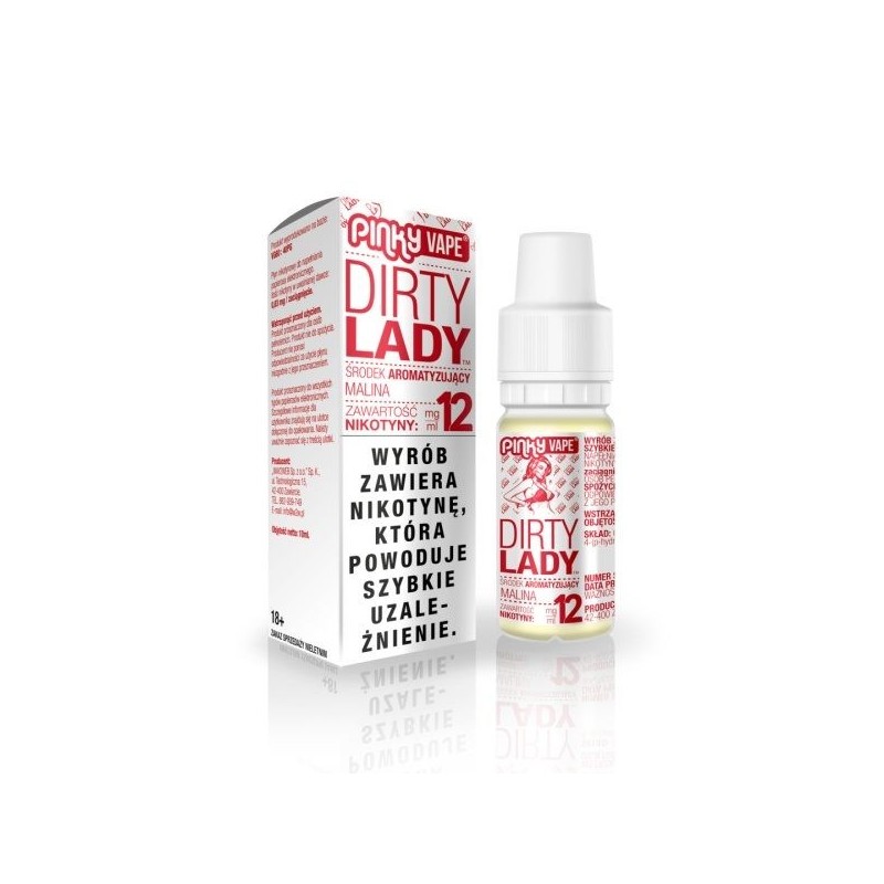 Pinky Vape Dirty Lady (Malina) 12mg/10ml